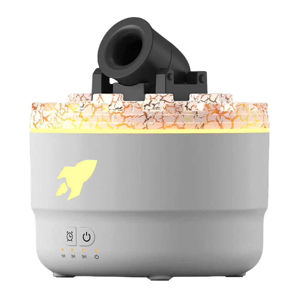 Volcanic Crack Light Cannon Aromatherapy Humidifier and Essential Oil Diffuser