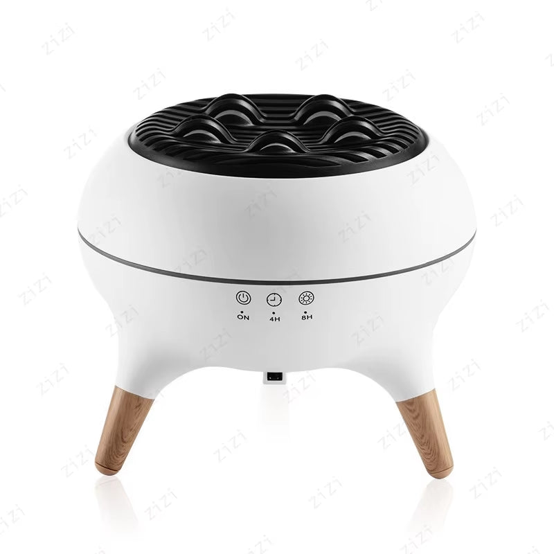 Dynamic Rainbow Jellyfish Essential Oil Diffuser - 250ml Ultrasonic Humidifier with Advanced Porous Atomization Technology