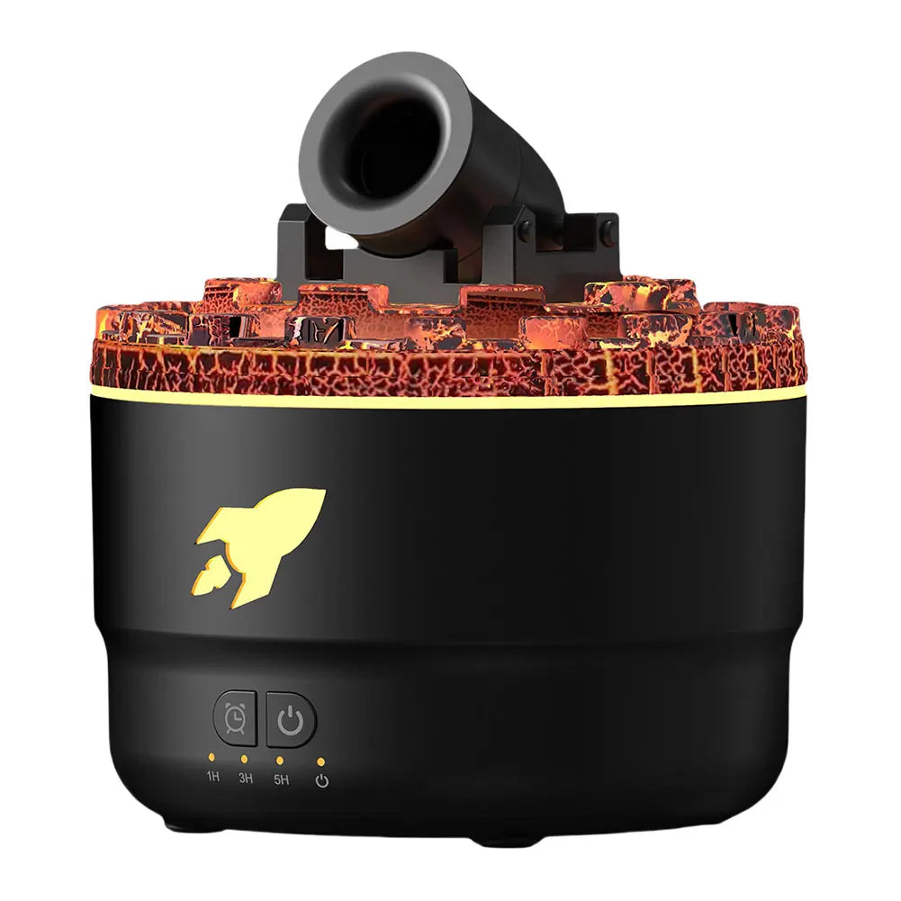Volcanic Crack Light Cannon Aromatherapy Humidifier and Essential Oil Diffuser