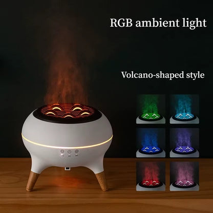 Dynamic Rainbow Jellyfish Essential Oil Diffuser - 250ml Ultrasonic Humidifier with Advanced Porous Atomization Technology